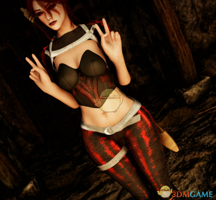 《上古卷轴5：天际重制版》卡塔琳娜轻甲MOD