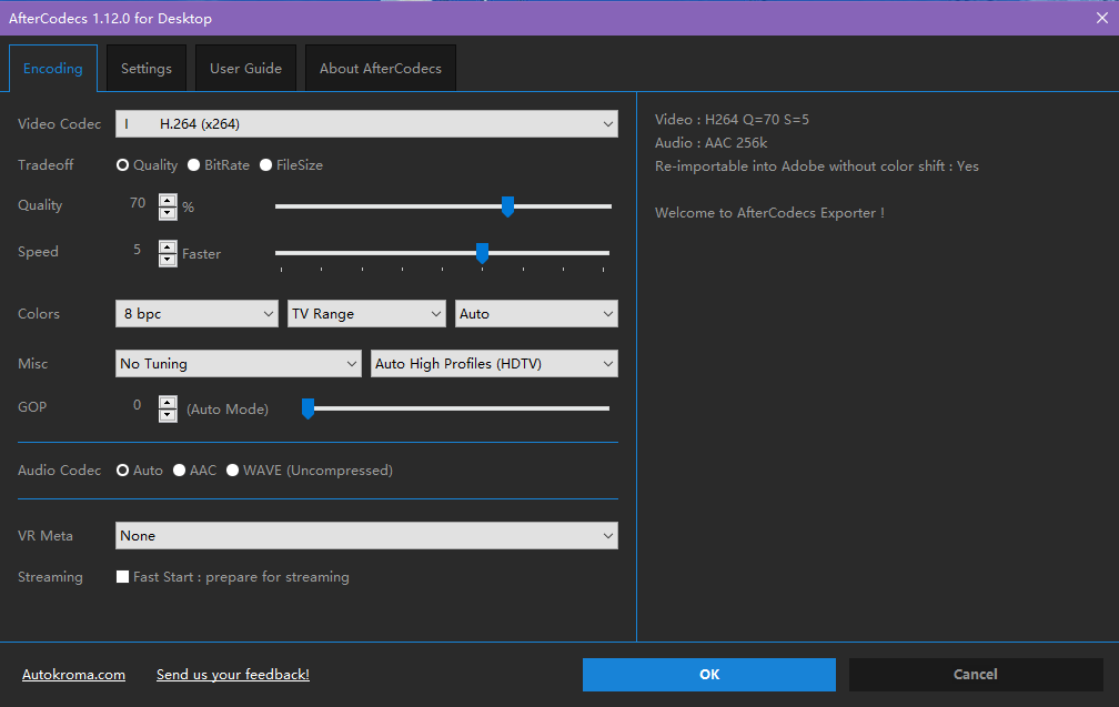 AfterCodecs1.12.0