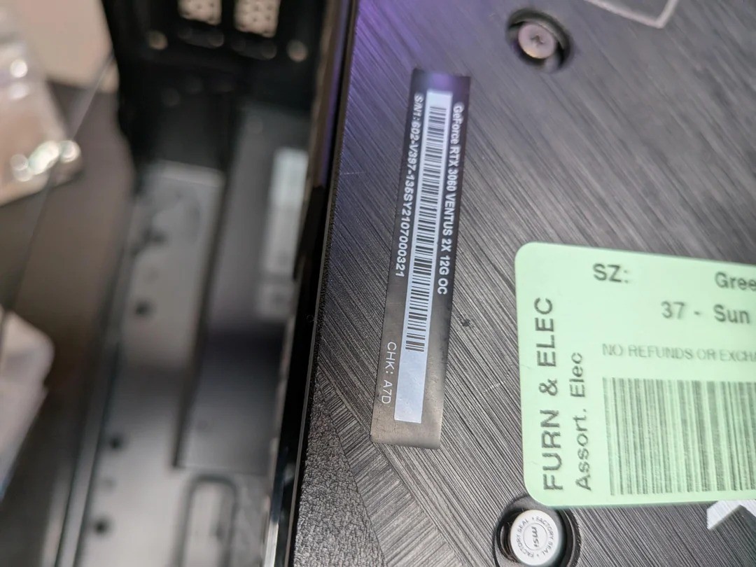 捡大漏！不到百元买下RTX3060 12GB 还能正常用