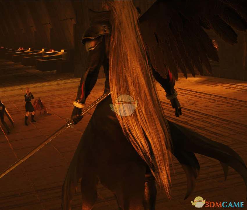 《最终幻想7：重生》萨菲罗斯的王国之心服装MOD