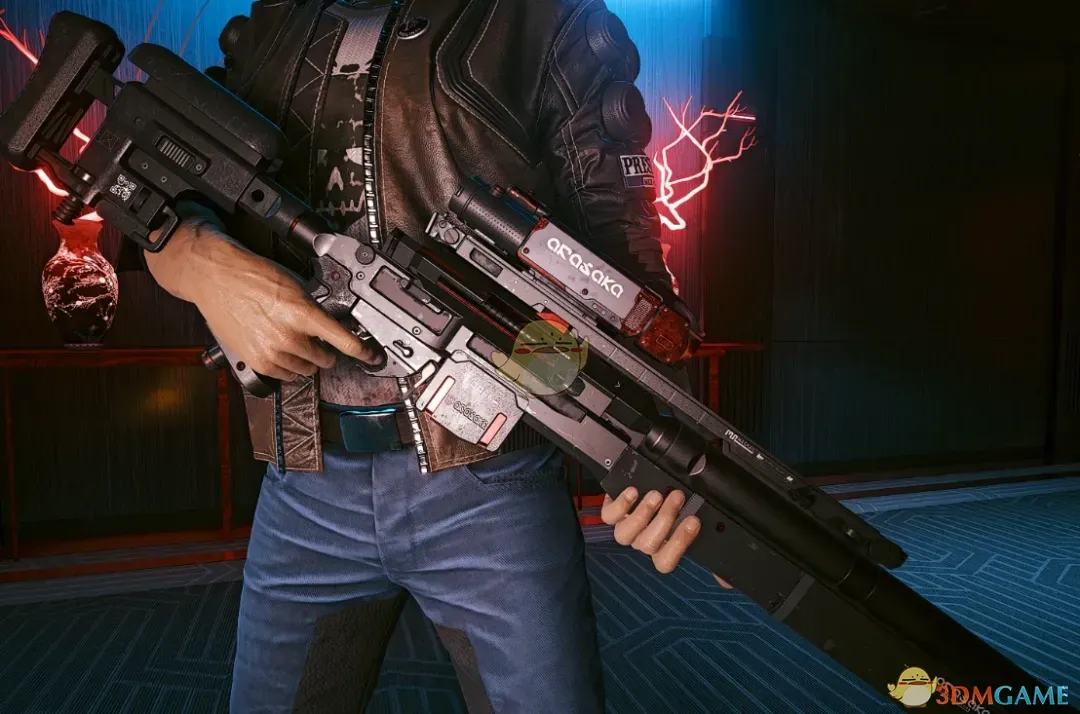 《赛博朋克2077》荒坂JSH-X12 信长狙击步枪MOD