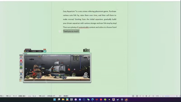 《桌面鱼老板：放置好时光》demo