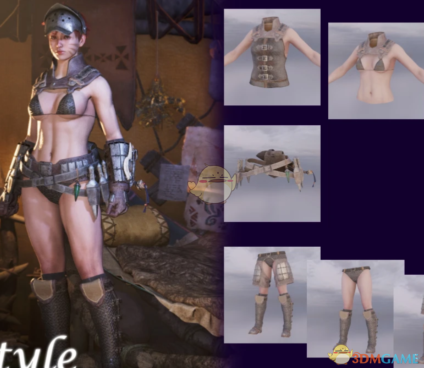 《怪物猎人：荒野》性感的锁甲MOD