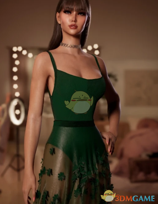 《InZOI》透明鸡尾酒礼服MOD