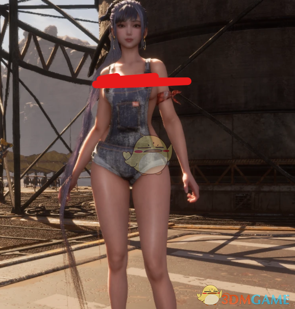 《剑星》伊芙的性感牛仔连衣裙MOD