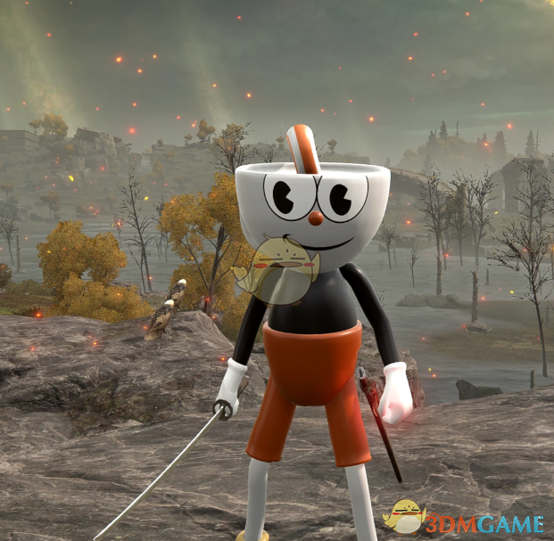 《艾尔登法环》茶杯头外观MOD