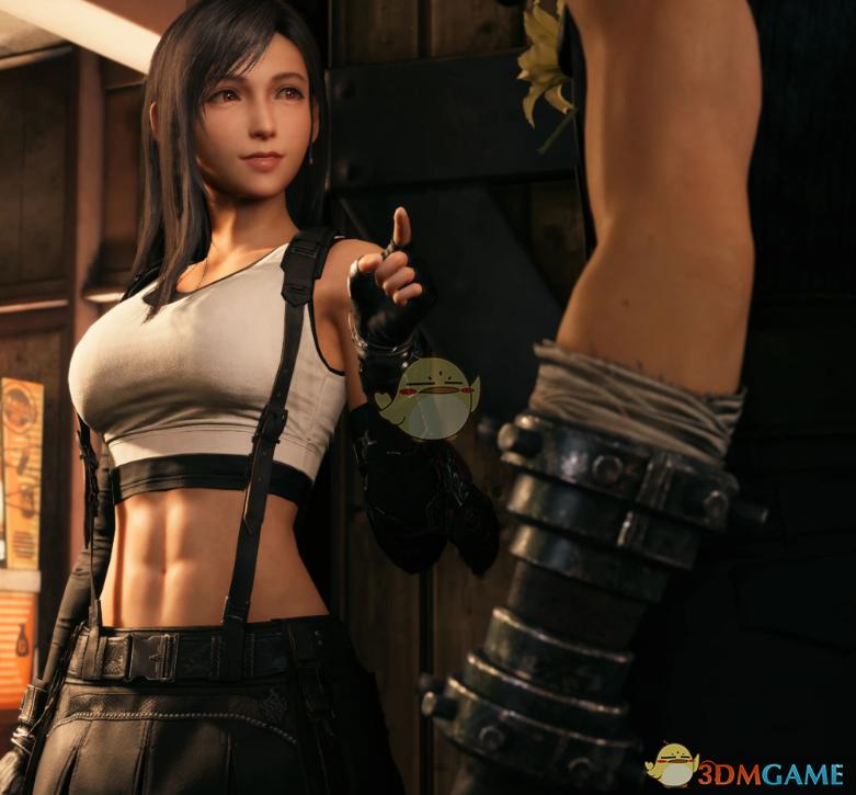 《最终幻想7：重制版》蒂法的性感马甲线MOD