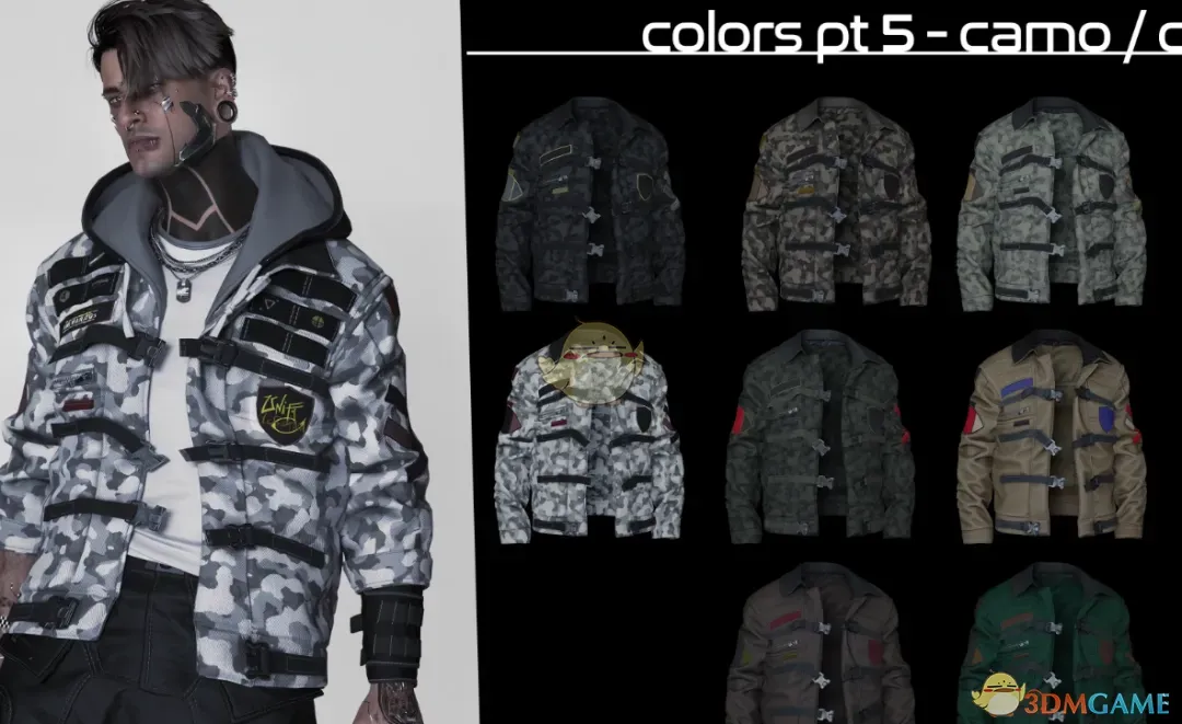 《赛博朋克2077》圣地亚哥夹克MOD