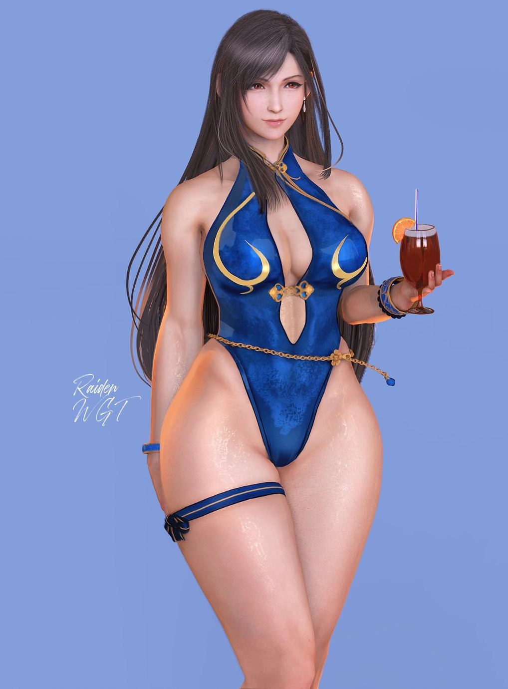 《最终幻想7》蒂法新3D美图赏 这好身材谁不喜欢看