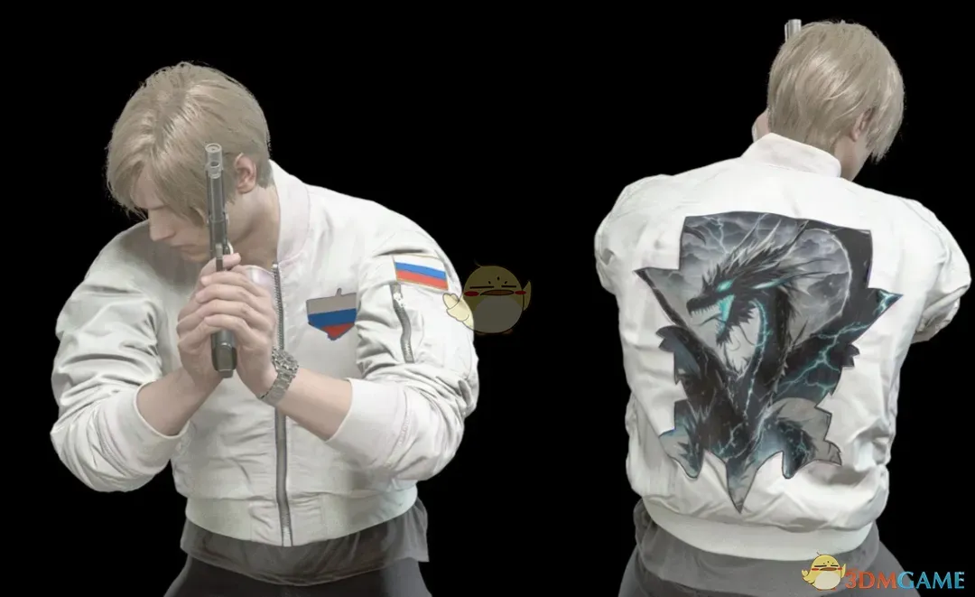 《生化危机4：重制版》里昂的黑云龙夹克MOD