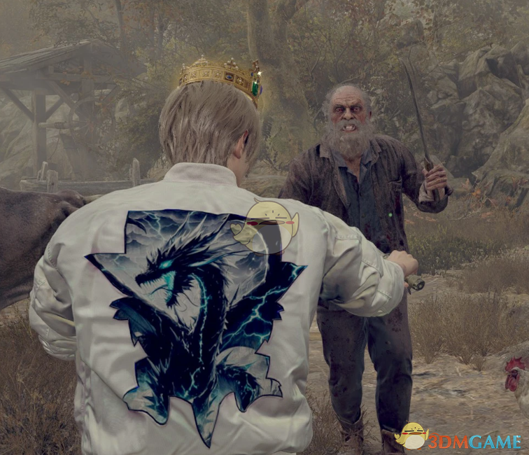 《生化危机4：重制版》里昂的黑云龙夹克MOD