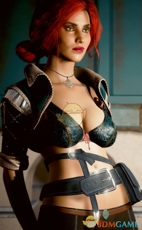 《赛博朋克2077》巫师三特莉丝套装MOD