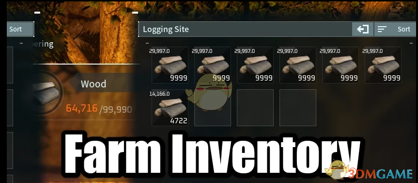 《幻兽帕鲁》更多的农场库存MOD