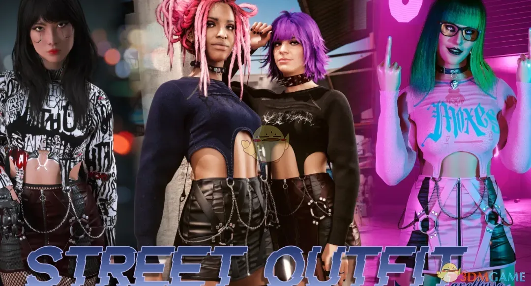 《赛博朋克2077》街头装束MOD