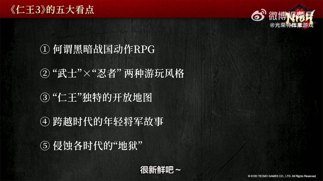 《仁王3》TGS 2025官方直播完整回放 五大看点解析