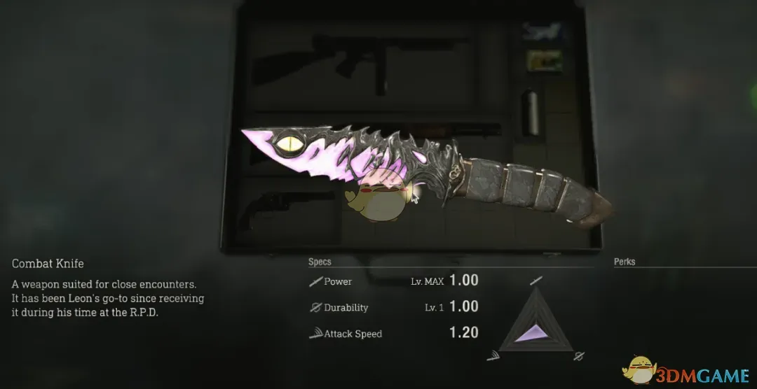 《生化危机4：重制版》使命召唤心灵之眼匕首MOD