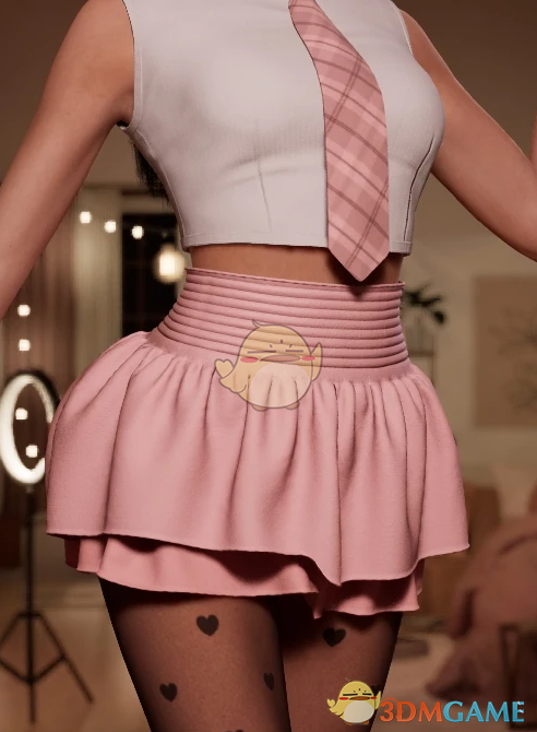 《InZOI》高腰蓬松半身裙MOD