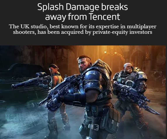 消息称《德军总部》Splash Damage工作室已离开腾讯