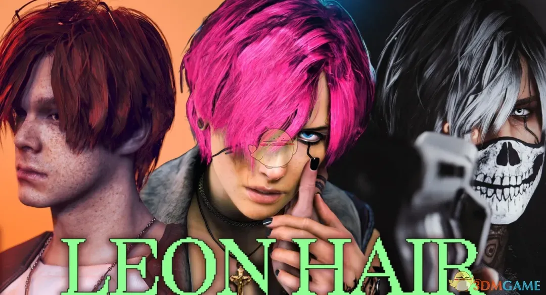 《赛博朋克2077》生化危机4里昂短发MOD