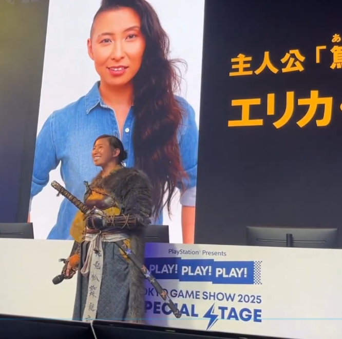 《羊蹄山之魂》女主演员TGS视频公开：摘下面具笑开花！