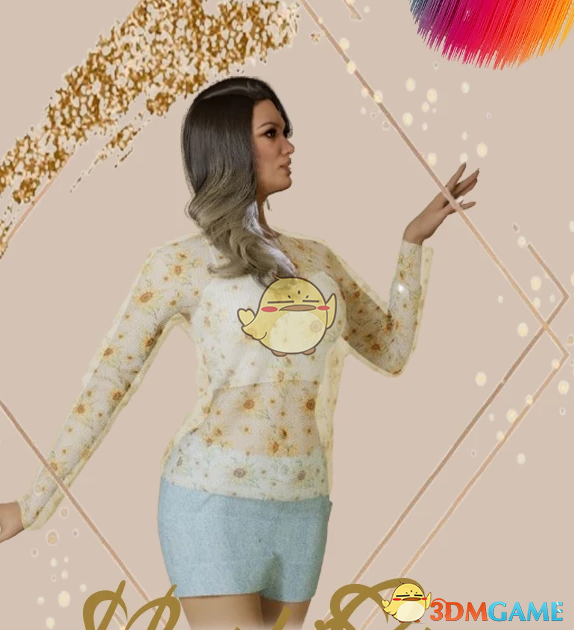 《InZOI》雏菊透明衬衫MOD