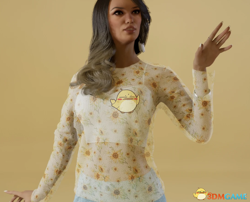 《InZOI》雏菊透明衬衫MOD