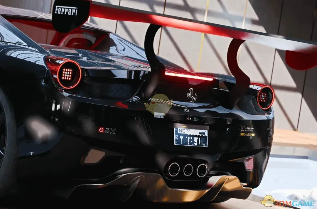 《赛博朋克2077》法拉利458 spider跑车MOD