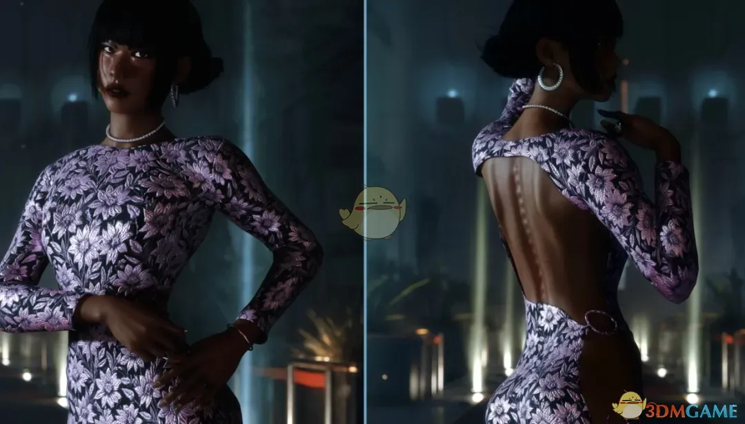 《赛博朋克2077》性感午夜派对礼裙MOD