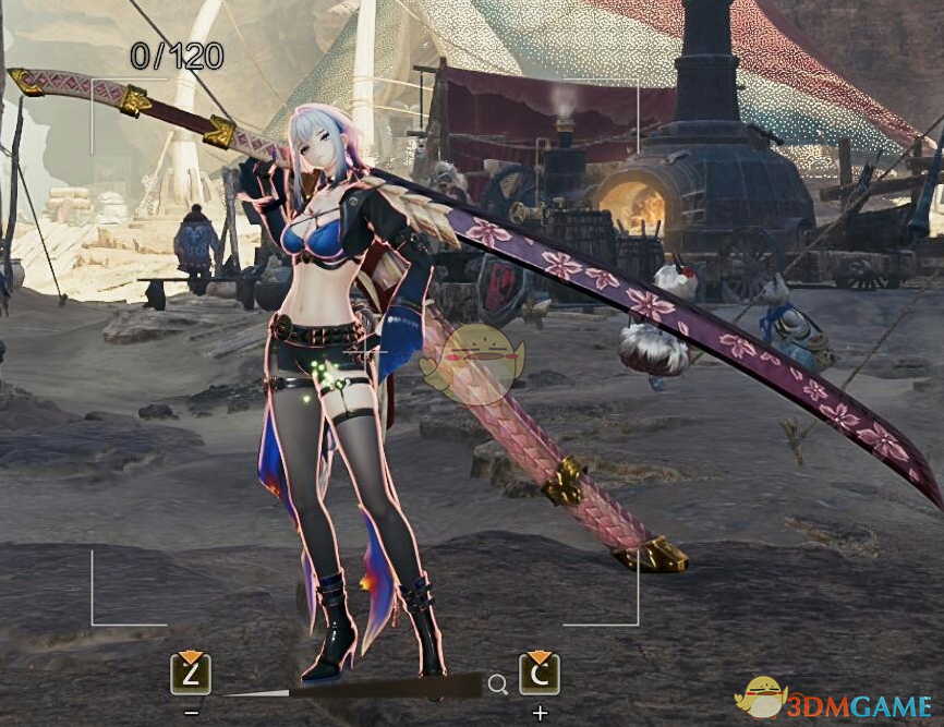 《怪物猎人:荒野》鸣潮嘉贝莉娜外观MOD