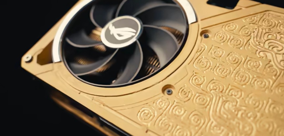 全球唯一黄金版RTX 5090D！6公斤黄金 神秘大佬买走