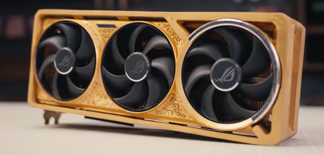 全球唯一黄金版RTX 5090D！6公斤黄金 神秘大佬买走