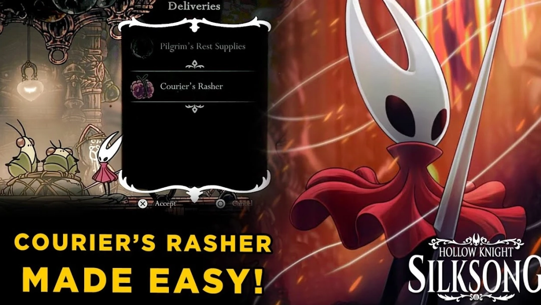 《空洞骑士：丝之歌》简单的快递任务MOD