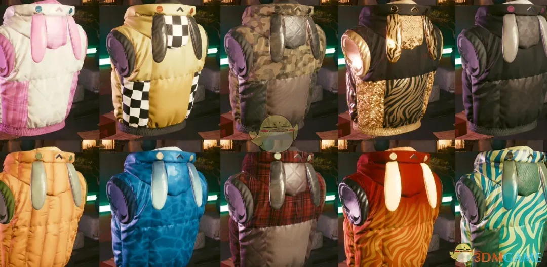 《赛博朋克2077》可爱兔耳连帽衫MOD