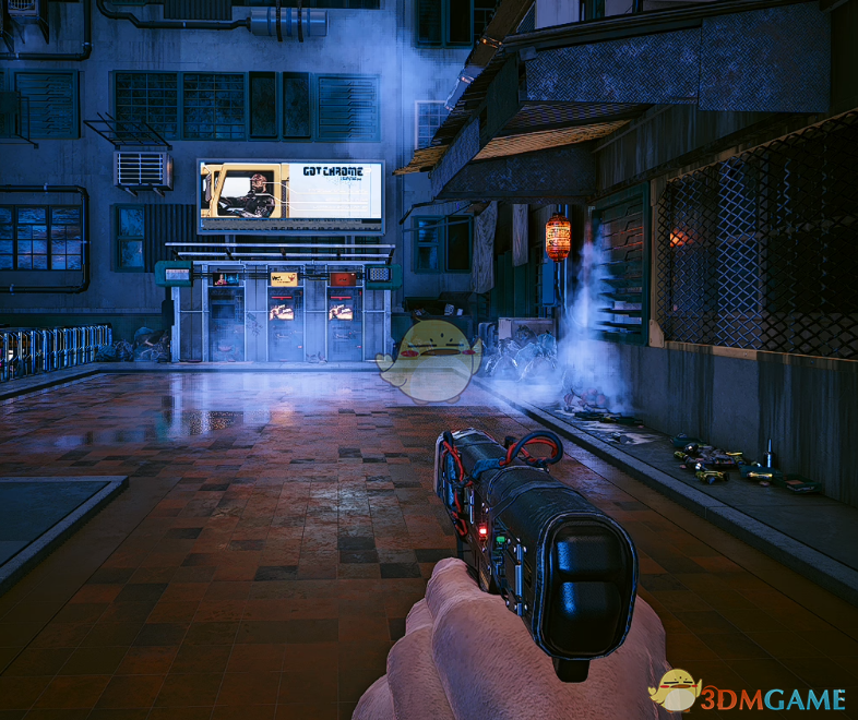 《赛博朋克2077》Netrunner 智能手枪MOD