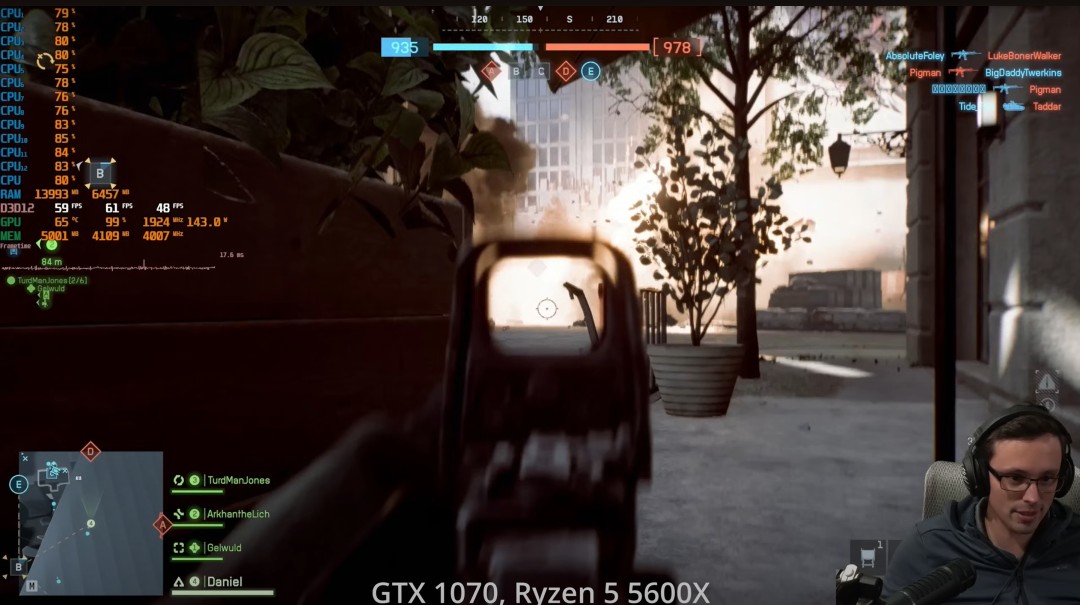 《戰(zhàn)地6》優(yōu)化賊好 將近10年的GTX 1070也能流暢2K玩