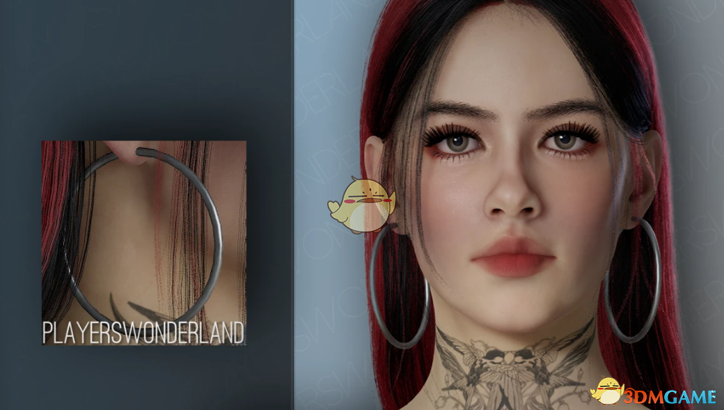 《InZOI》圈形耳环MOD