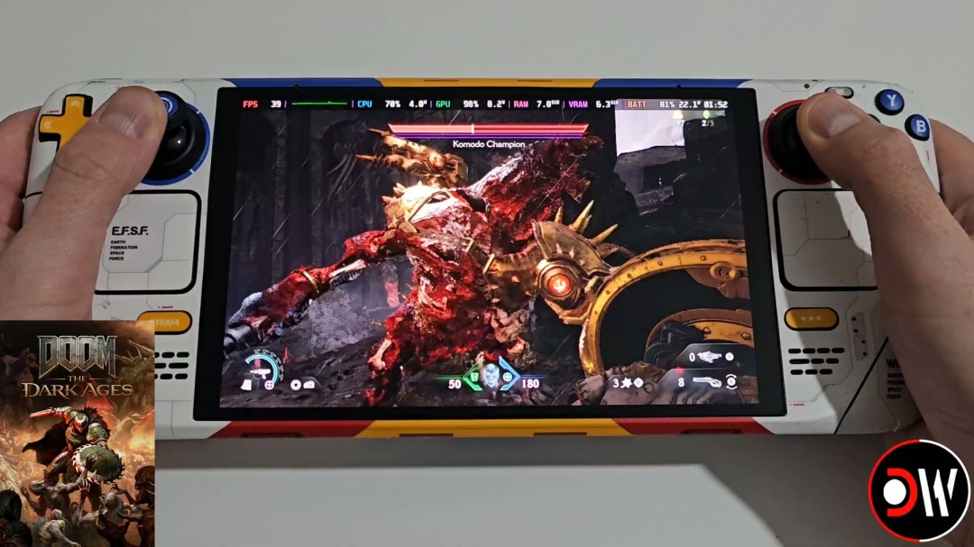 《毁灭战士：黑暗时代》现已通过Steam Deck认证