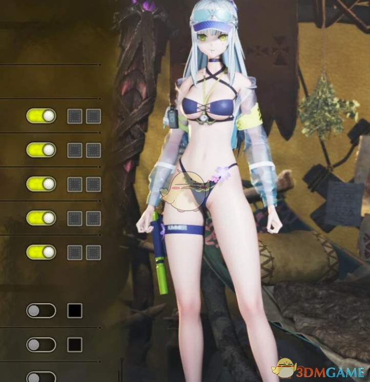 《怪物猎人：荒野》少女前线2泳装可露凯外观MOD