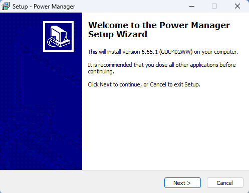 Thinkpad Power Manager6.65.1