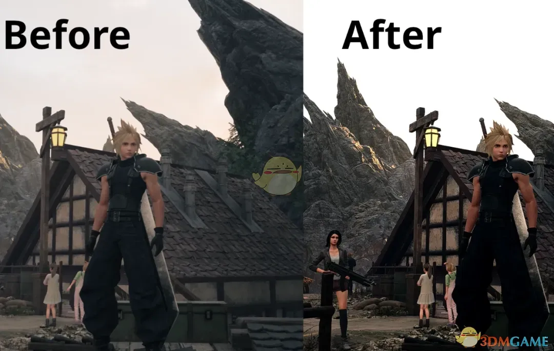 《最终幻想7：重生》简单的画面增强MOD