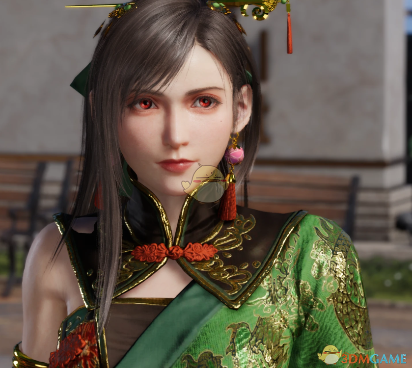 《最终幻想7：重生》蒂法的三国无双翡翠王朝连衣裙MOD