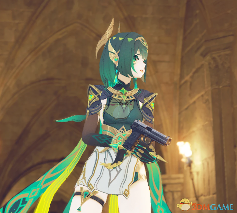 《生化危机4:重制版》原神奈芙尔替换里昂MOD