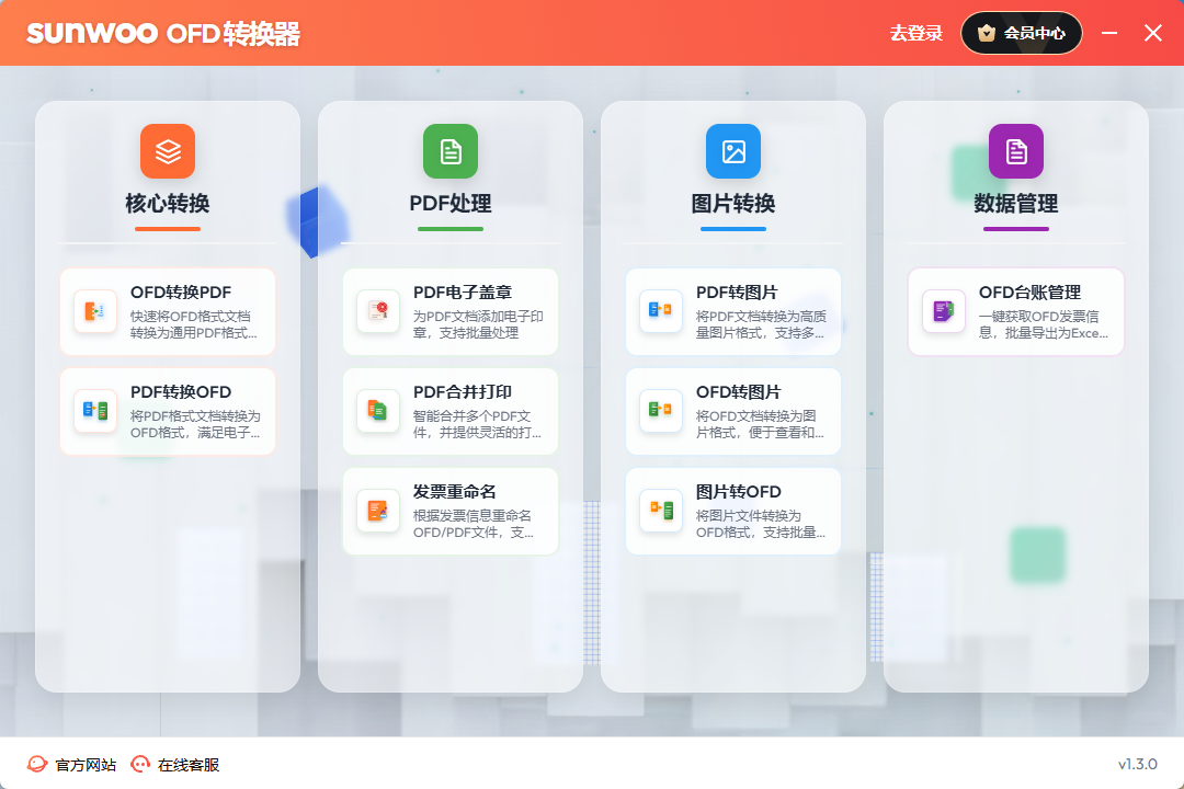 Sunwoo OFD转换器1.3.0