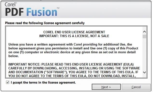 Corel PDF Fusionv2.6.2.0
