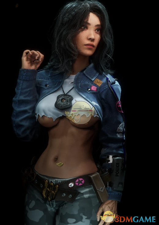 《光与影：33号远征队》吕涅的黑色印记露脐作战服MOD