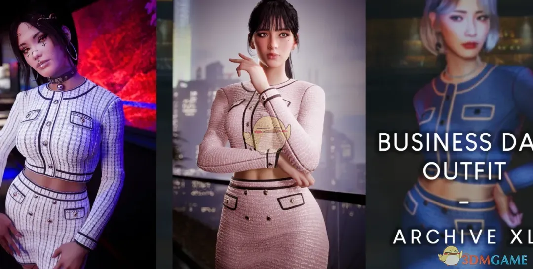 《赛博朋克2077》秋季商务服装MOD