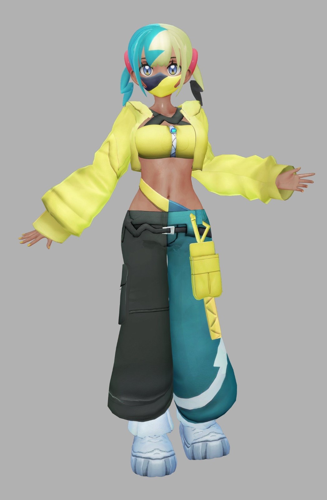 《宝可梦传说 Z-A》黑皮美女模型被提取 细节逼真 3 《宝可梦传说 Z-A》黑皮美女模型被提取 细节逼真