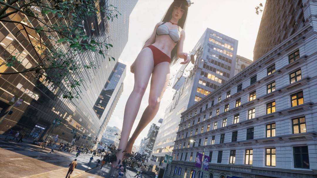 《女巨人游乐场》全新截图 性感女巨人狠狠踩人 3 《女巨人游乐场》全新截图 性感女巨人狠狠踩人