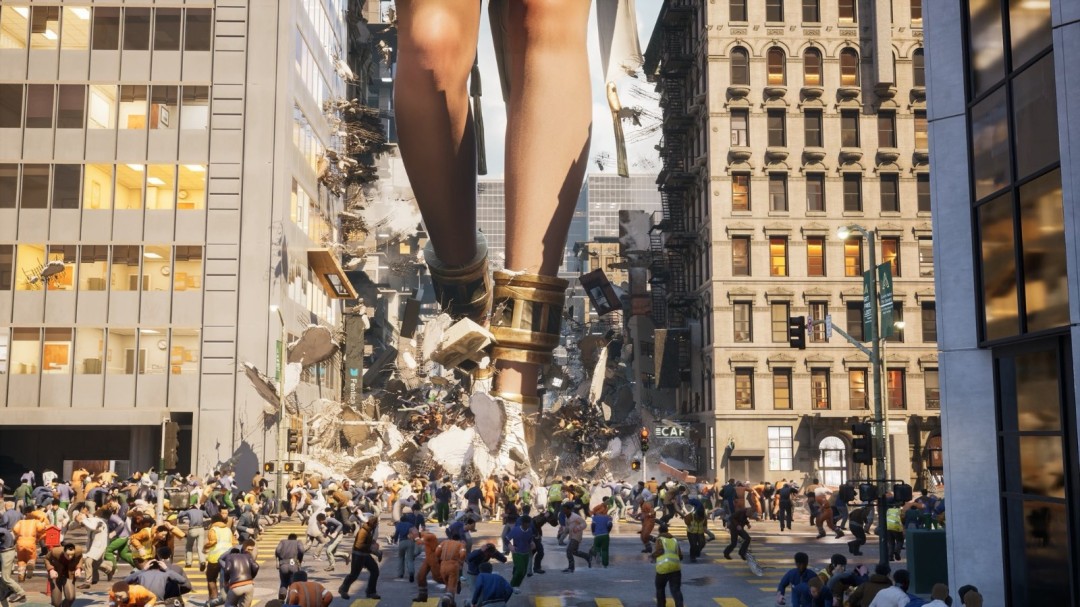 《女巨人游乐场》全新截图 性感女巨人狠狠踩人 1 《女巨人游乐场》全新截图 性感女巨人狠狠踩人