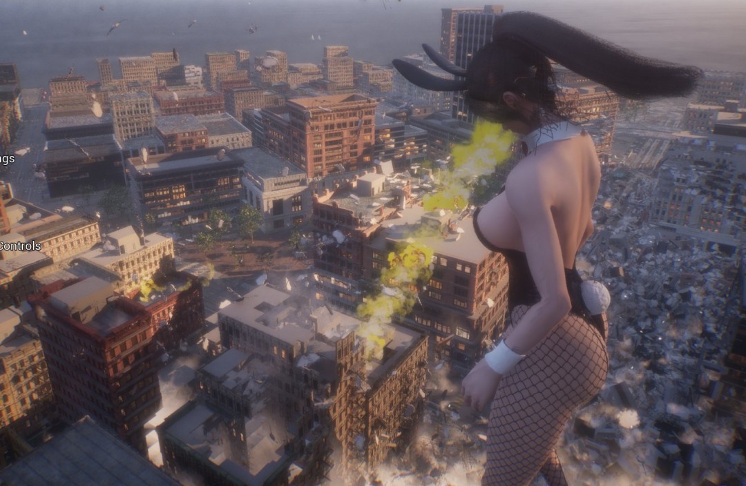 《女巨人游乐场》全新截图 性感女巨人狠狠踩人 6 《女巨人游乐场》全新截图 性感女巨人狠狠踩人